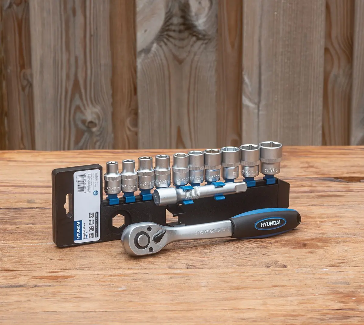 Set chei tubulare cu clichet Hyundai HY-59633