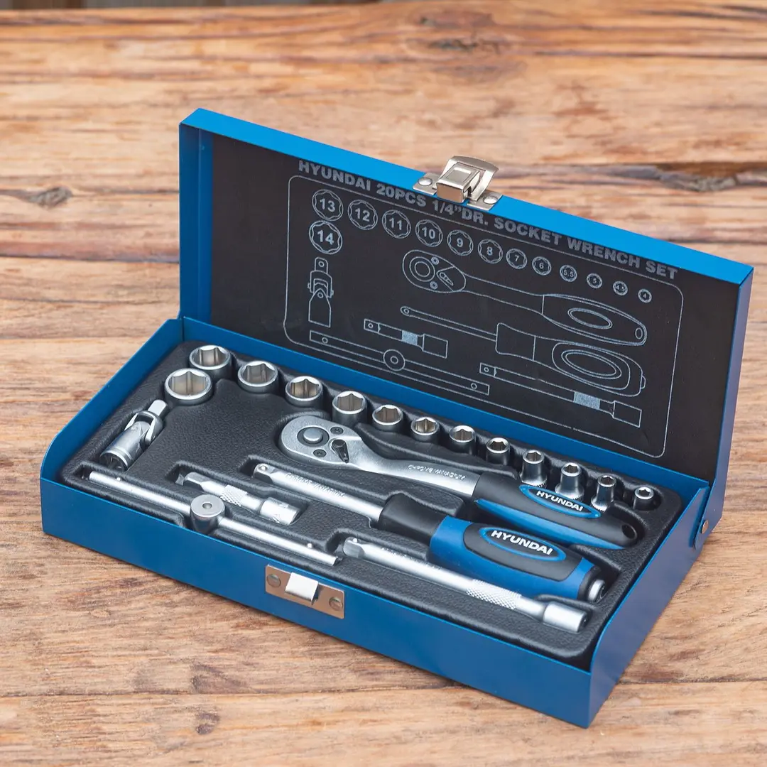 Набор торцевых головок с трещоткой Hyundai HY-59671