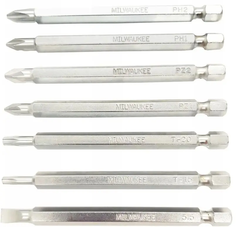 Set biti + surublenita Milwaukee 4932471598 (Red/Black)