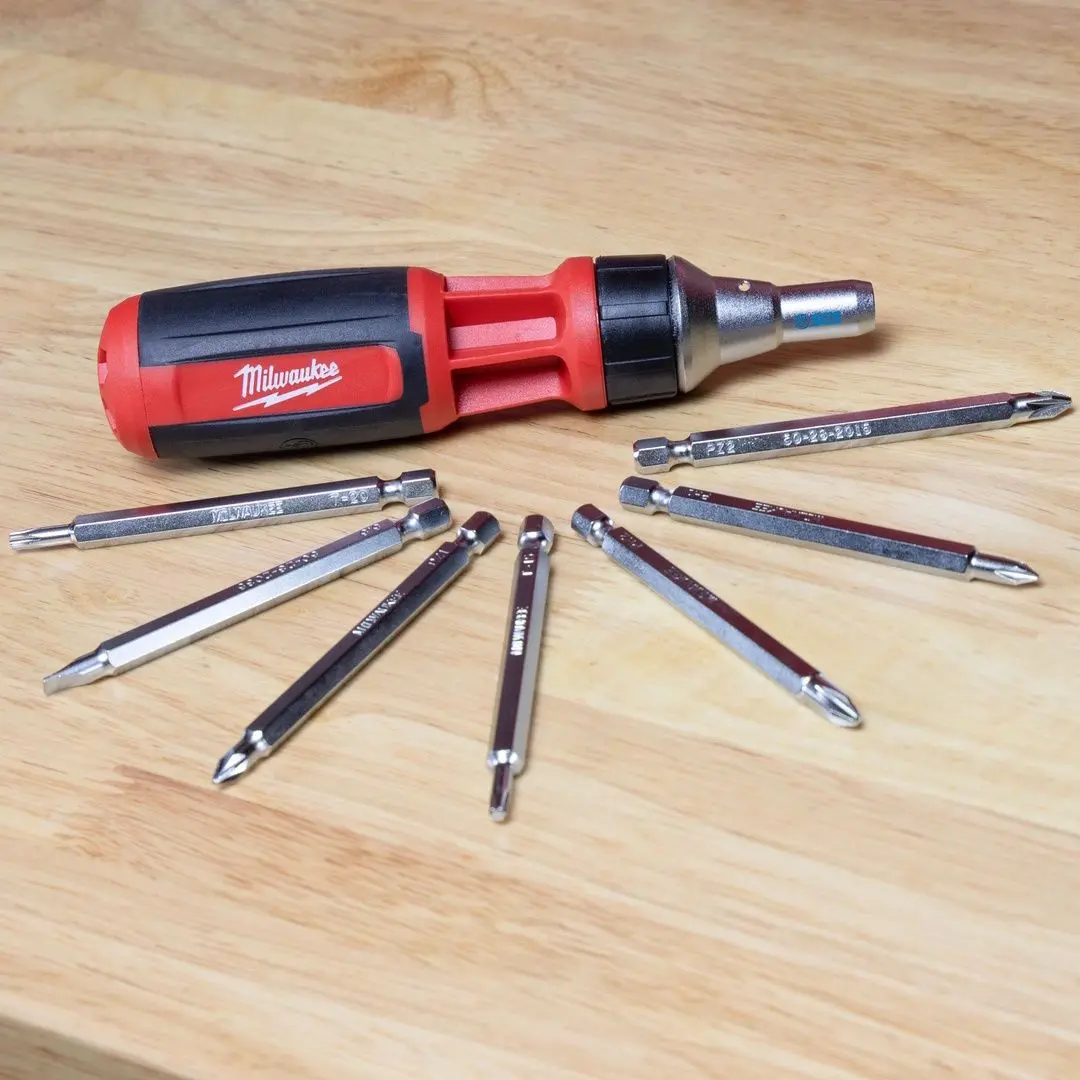 Set biti + surublenita Milwaukee 4932471598 (Red/Black)