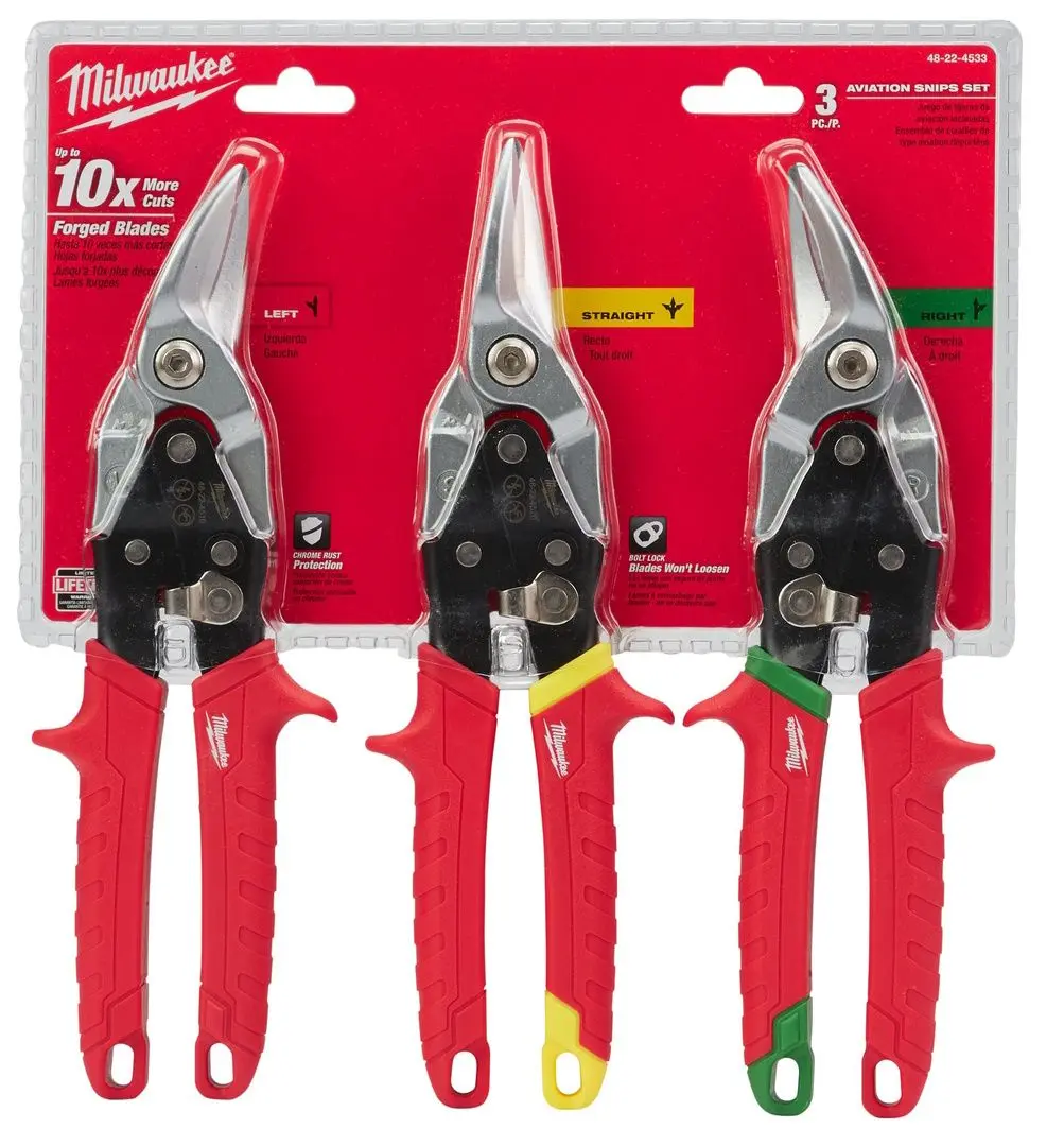 Set foarfece de metal Milwaukee 48224533 - 3