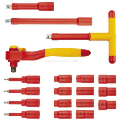 Set chei tubulare cu clichet Neo Tools 01-306