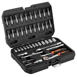 Set chei tubulare cu clichet Neo Tools 10-004