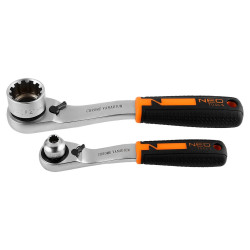 Набор торцевых головок с трещоткой Neo Tools 10-019 Thumb