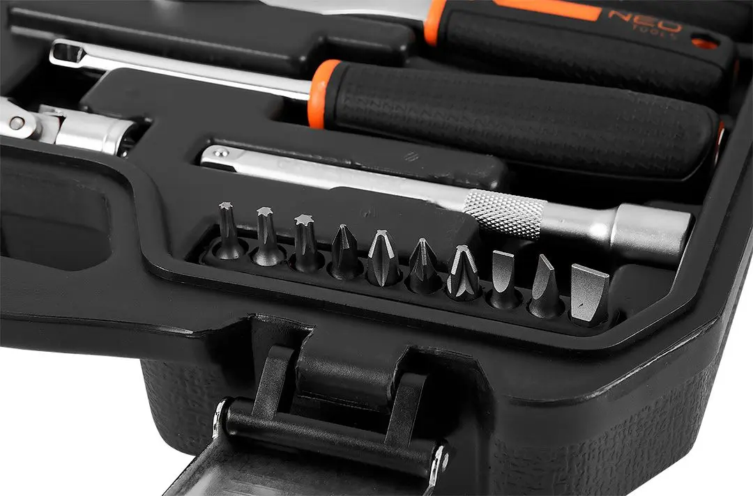 Набор торцевых головок с трещоткой Neo Tools 10-019
