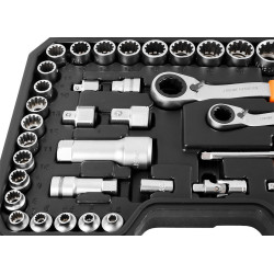 Набор торцевых головок с трещоткой Neo Tools 10-019 Thumb