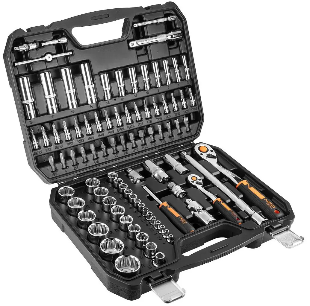 Набор торцевых головок с трещоткой Neo Tools 10-060