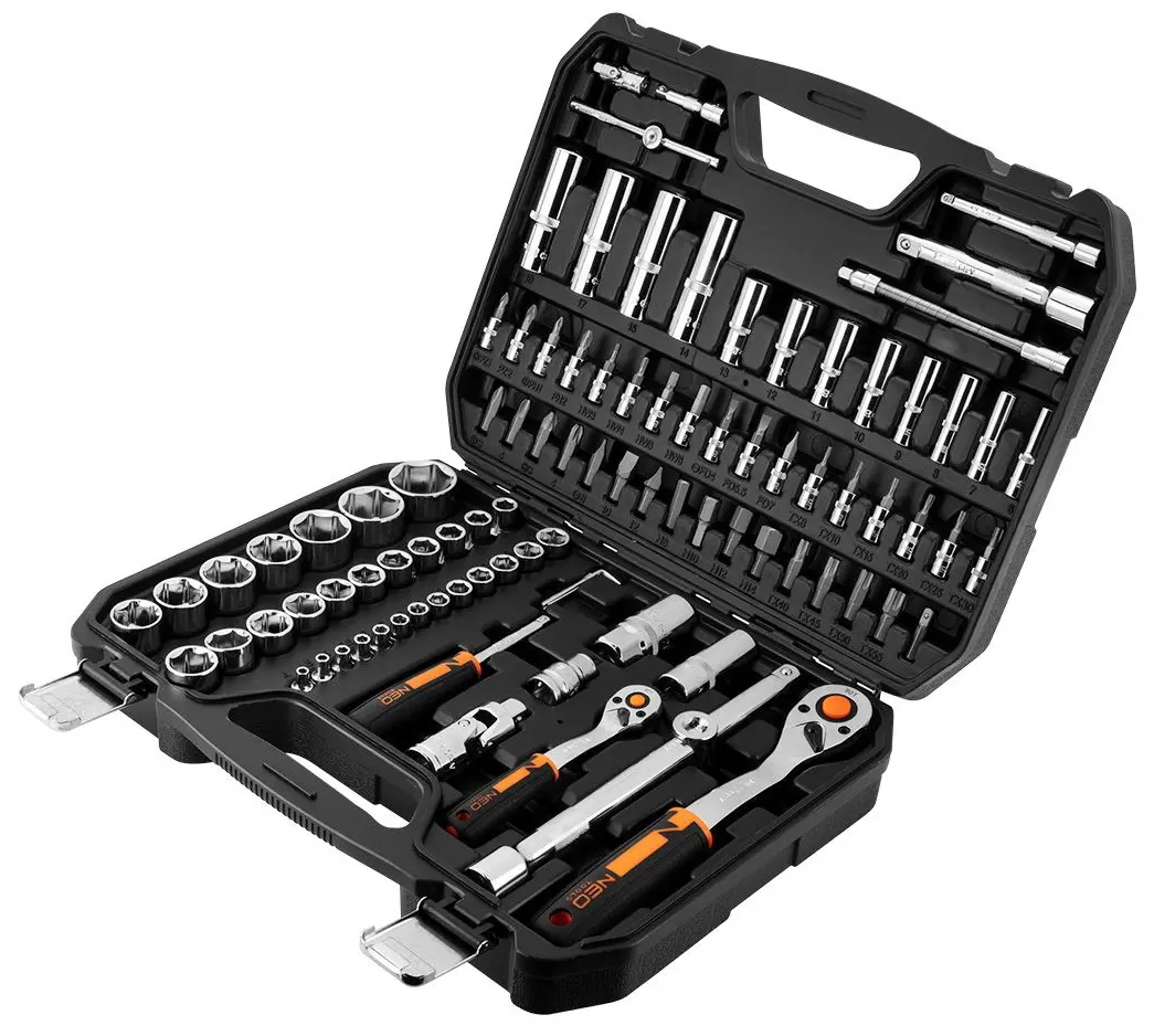 Набор торцевых головок с трещоткой Neo Tools 10-062