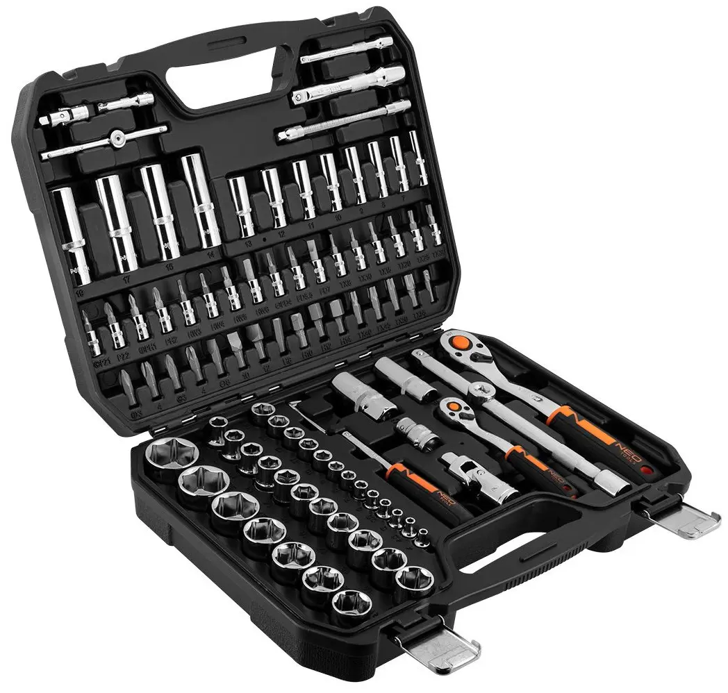 Набор торцевых головок с трещоткой Neo Tools 10-062