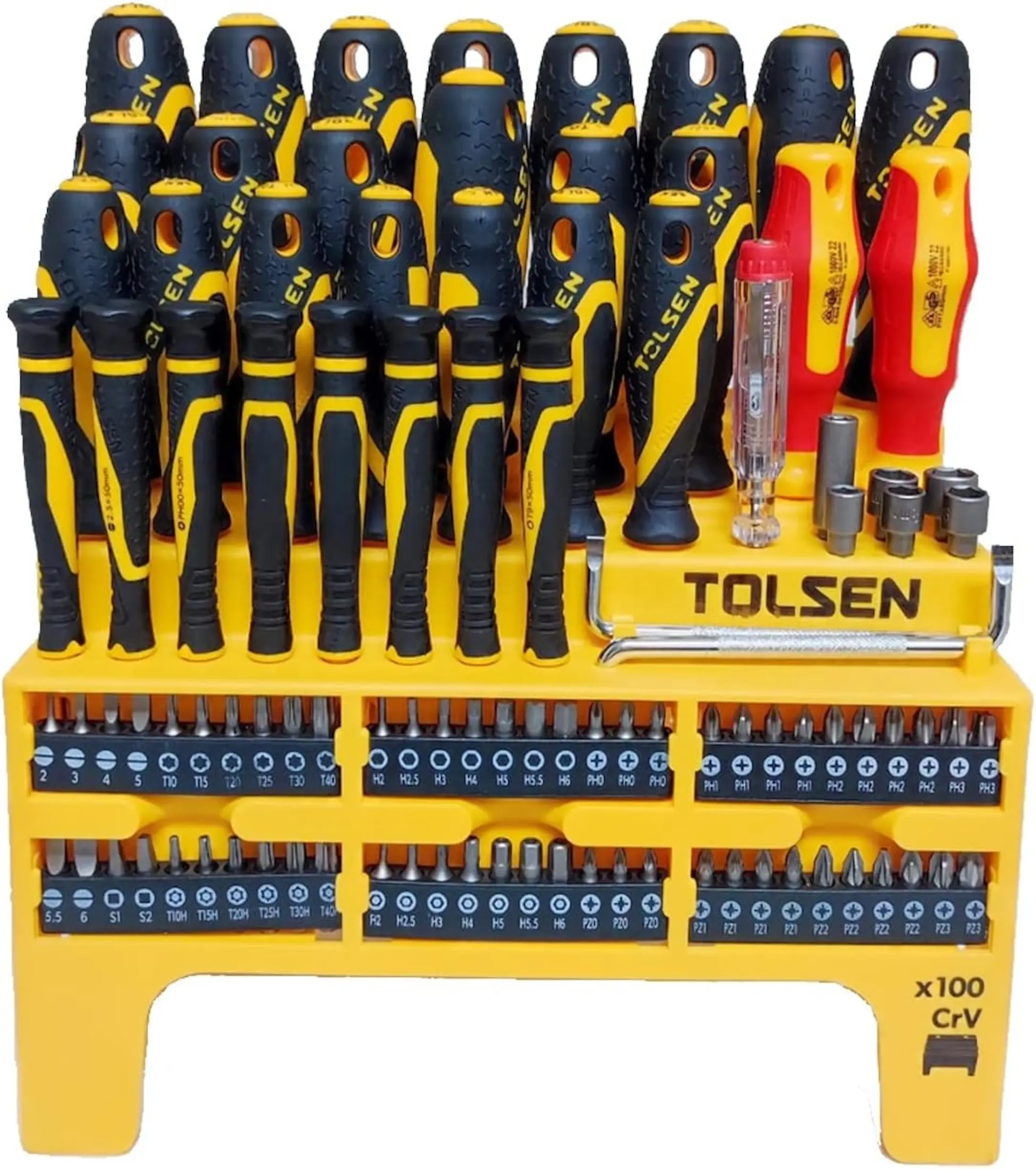 Set de surubelnite si biti Tolsen 20185