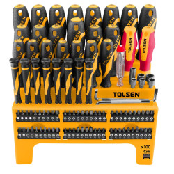 Set de surubelnite si biti Tolsen 20185