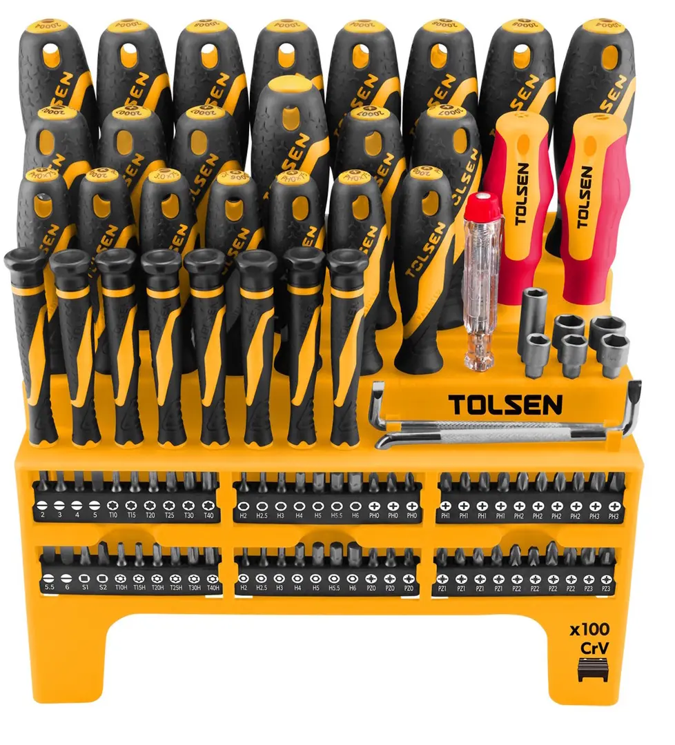 Set de surubelnite si biti Tolsen 20185