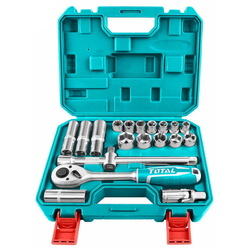 Set chei tubulare cu clichet Total THT121201