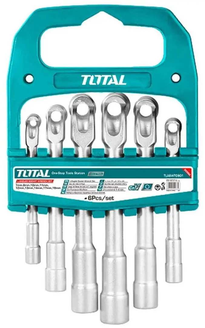 Set chei tubulare cu colt Total TLASWT0601
