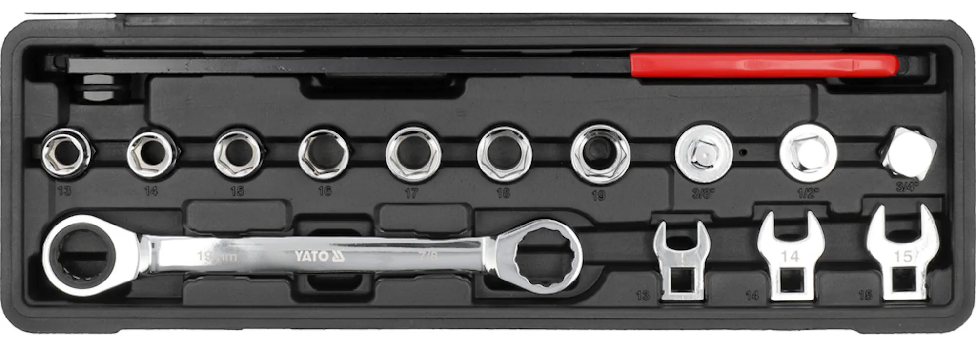 Set chei tubulare Yato YT-06279