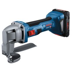 Foarfece de taiat tabla Bosch Professional GSC 18V-16 E 2x4.0 Ah + L-Boxx Thumb