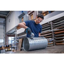 Foarfece de taiat tabla Bosch Professional GSC 18V-16 E 2x4.0 Ah + L-Boxx Thumb