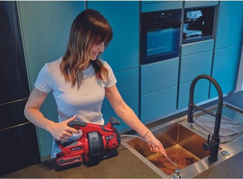 Curatator de tevi cu acumulator Einhell TE-DA 18/760 Li Solo