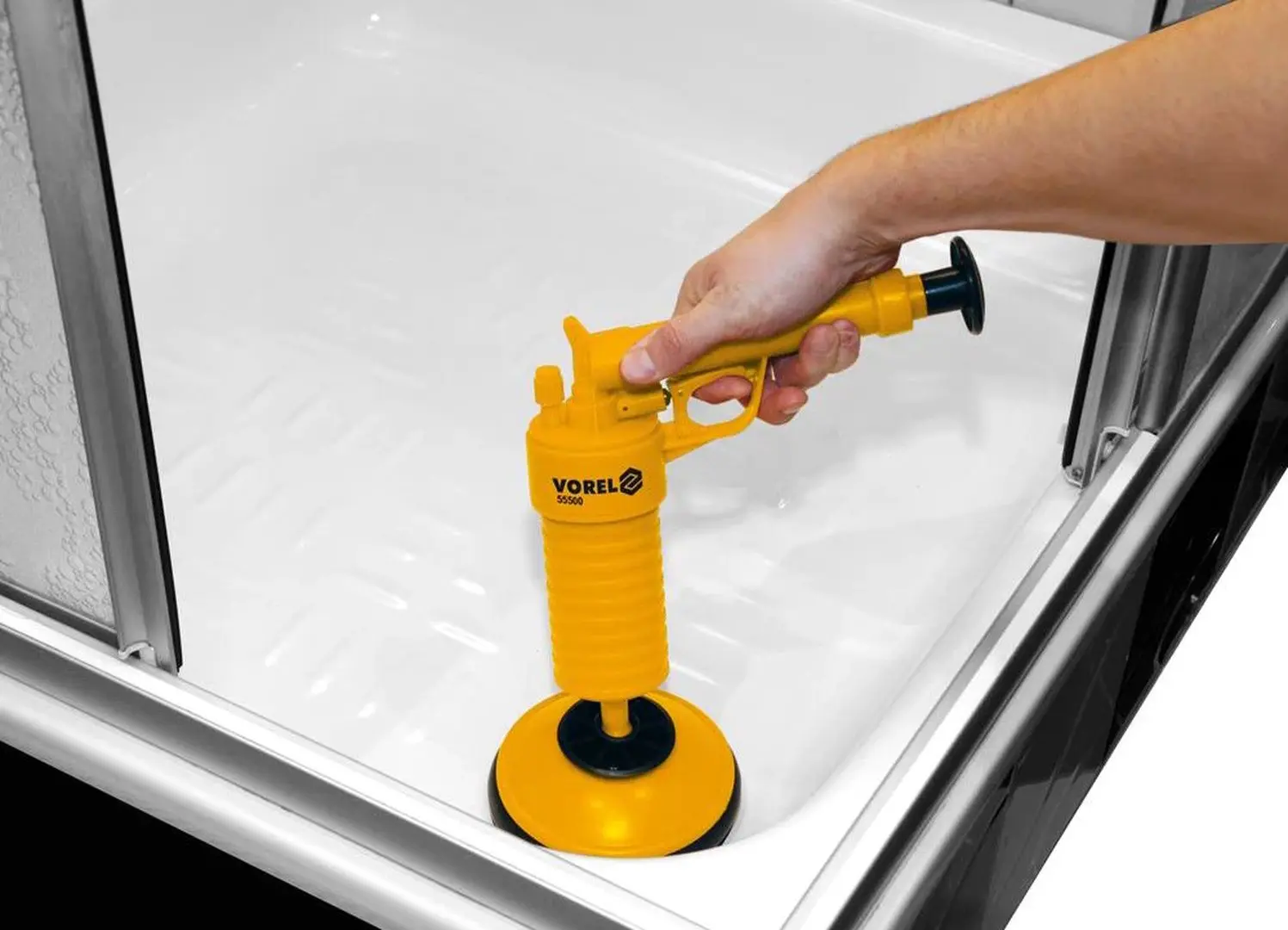Пистолет для прочистки труб Vorel 55500 (Yellow) - 4