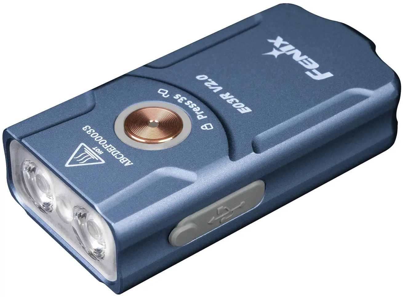 Фонарик-брелок Fenix ​​E03R (Blue)