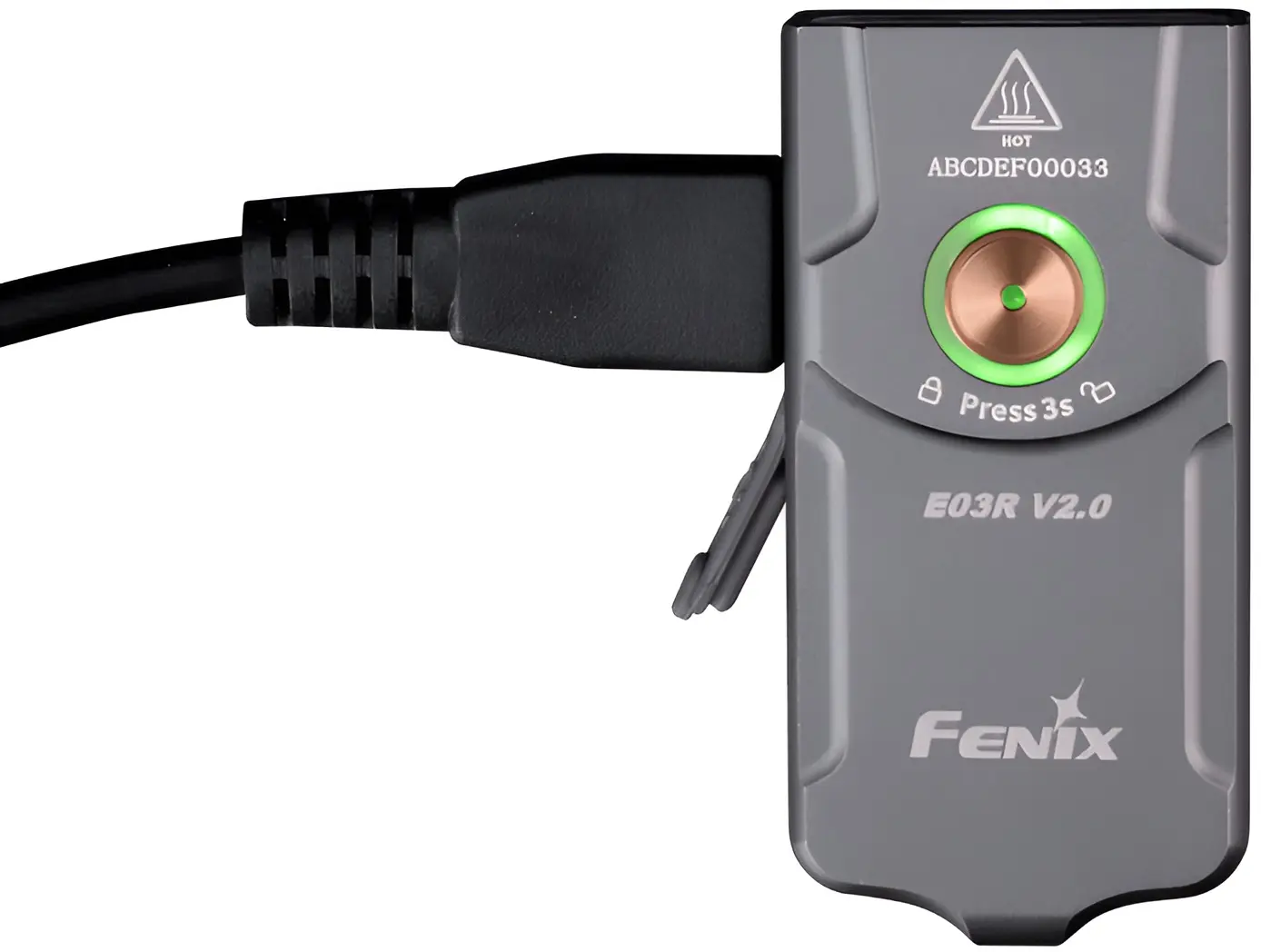 Lanterna-breloc Fenix ​​E03R (Grey)