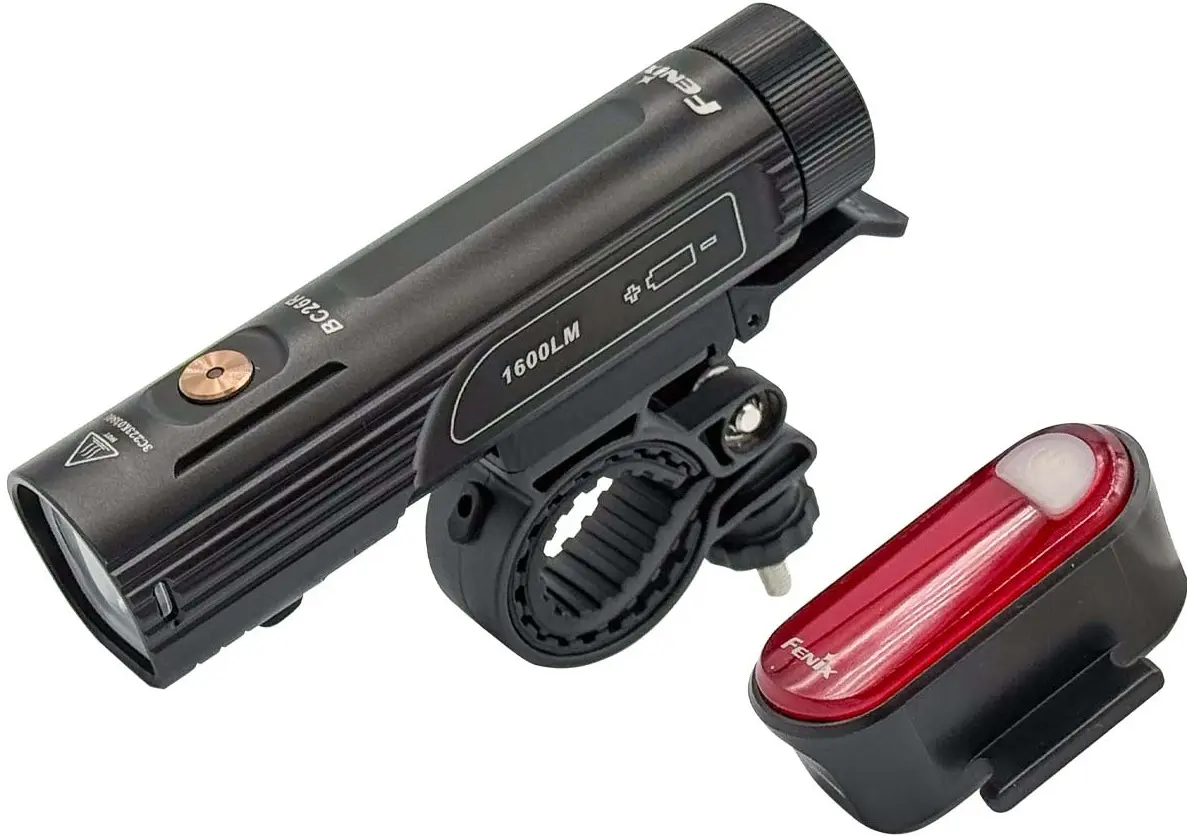 Набор фонариков для велосипеда Fenix BC26R+BC05R (Black/Red)