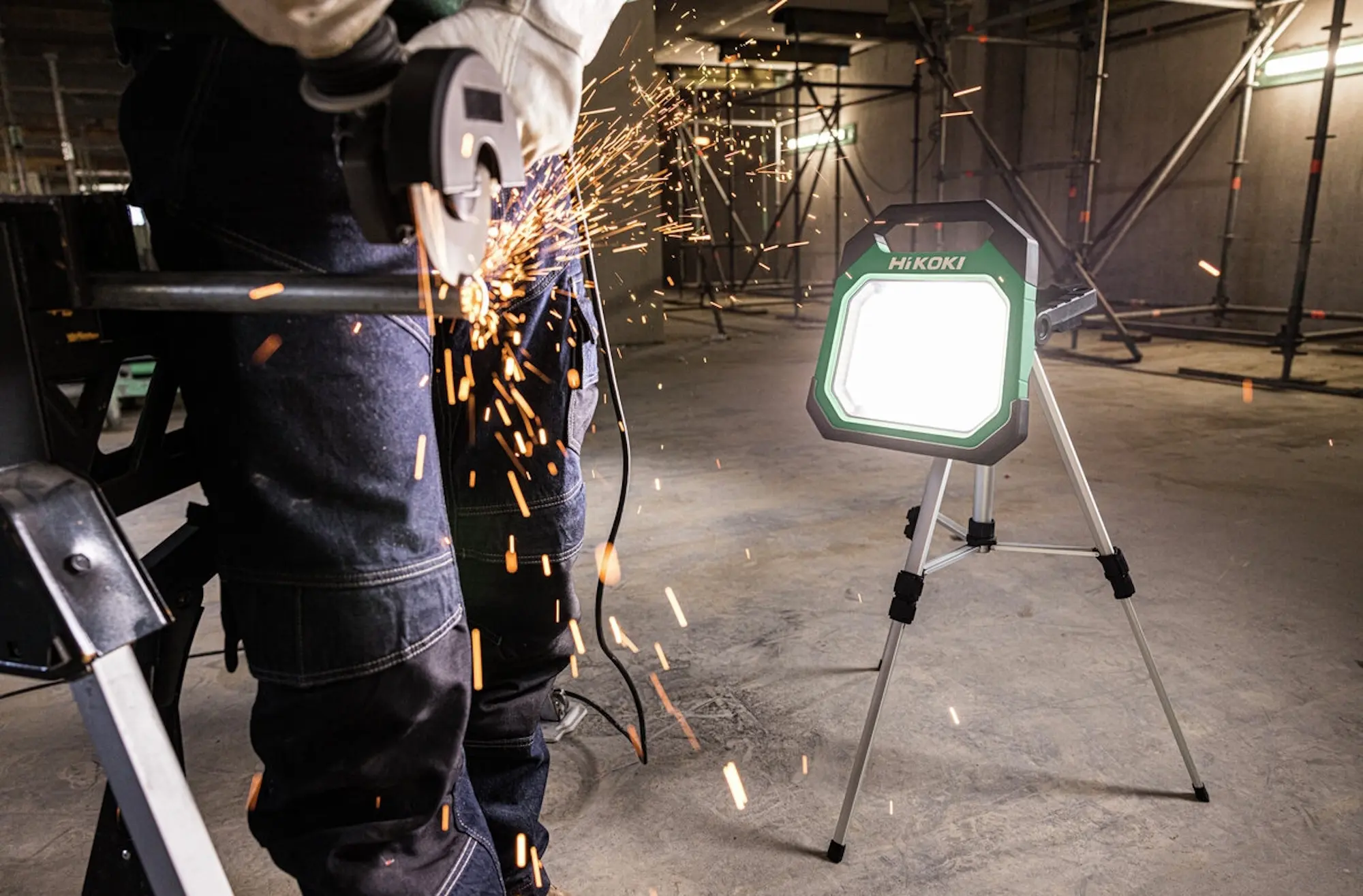 Аккумуляторный прожектор Hikoki UB18DDW4Z (Green/Black)