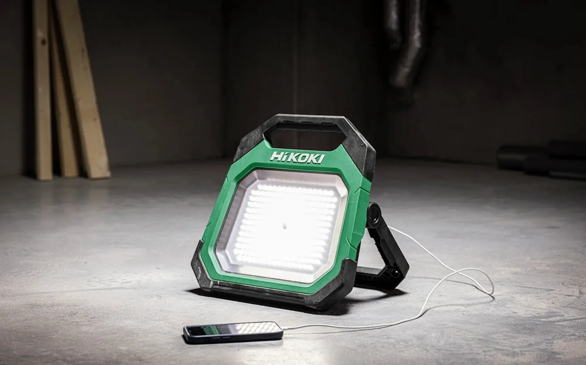 Аккумуляторный прожектор Hikoki UB18DDW4Z (Green/Black)