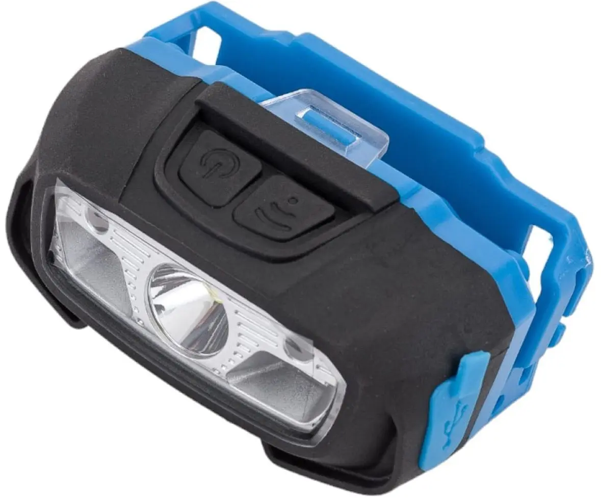 Налобный фонарь Hoegert HT1E421 (Black/Blue) - 2