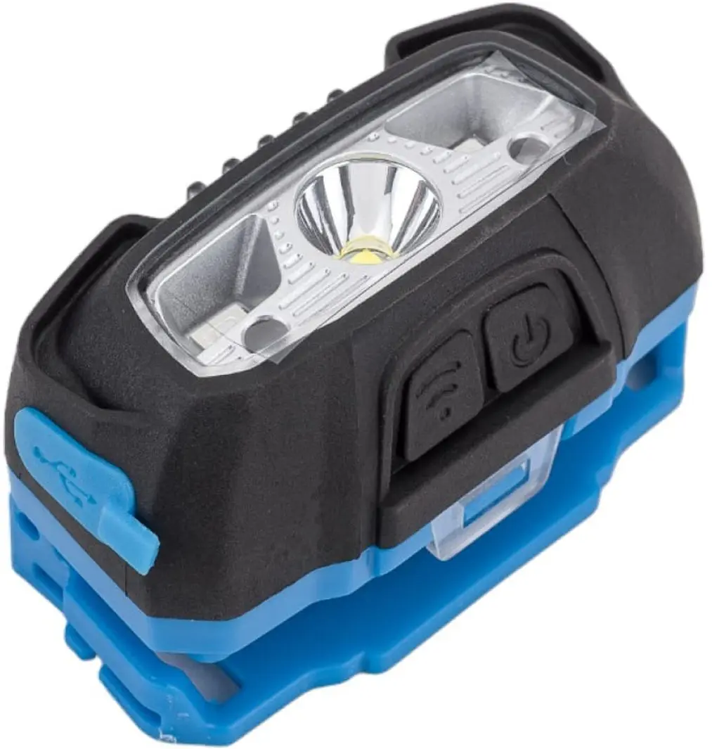 Налобный фонарь Hoegert HT1E421 (Black/Blue) - 4