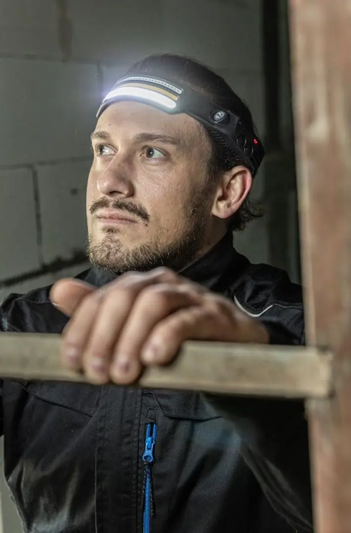 Lanterna frontala Hoegert HT1E427 (Black/Yellow) - 3