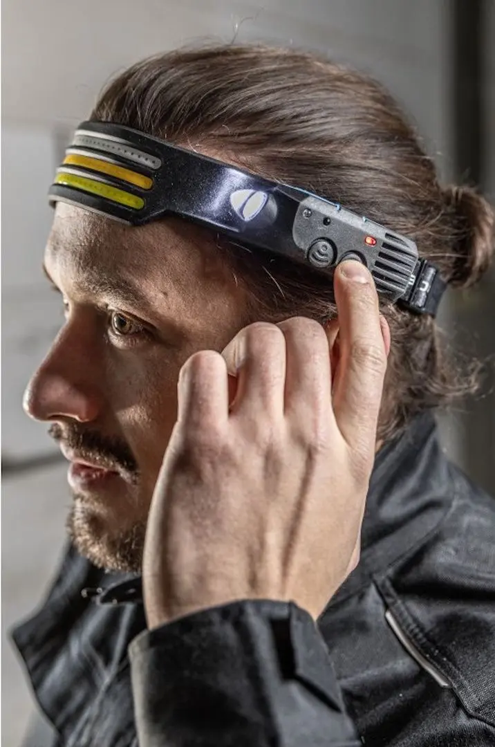 Lanterna frontala Hoegert HT1E427 (Black/Yellow) - 5