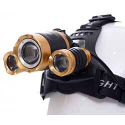 Lanterna frontala Kraft&Dele KD1246 (Black/Gold) Thumb