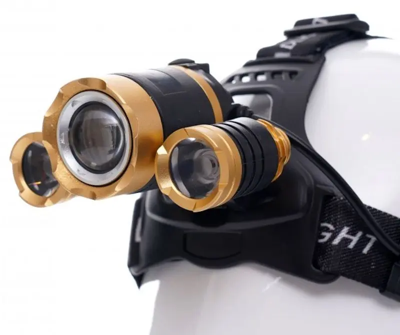 Lanterna frontala Kraft&Dele KD1246 (Black/Gold)