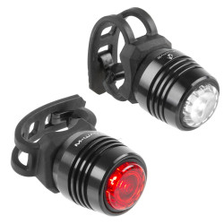 Lanterna LED pentru bicicleta Messingschlager M-WAVE Apollon Mini A USB