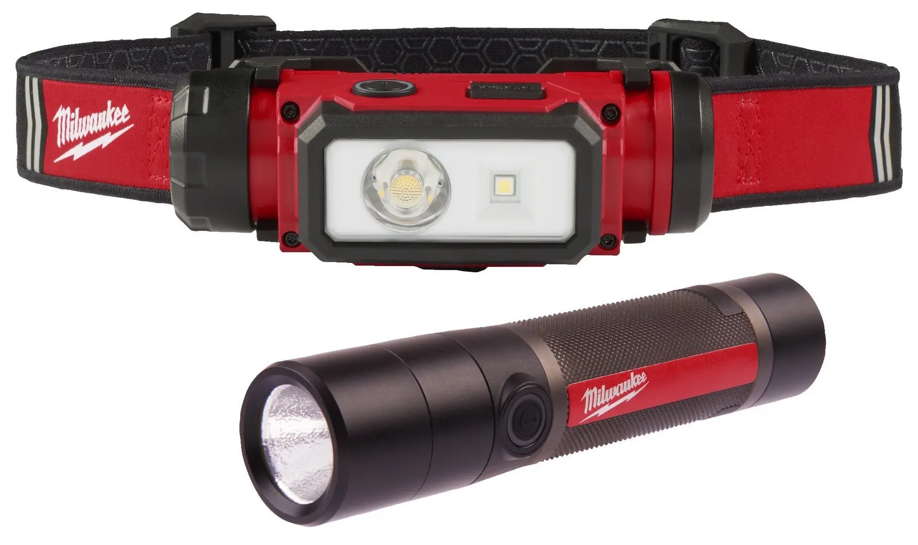 Set lanterna LED + lanterna frontala Milwaukee L4 FMHL2LED-302 (4933499300)