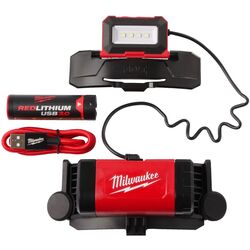 Налобный фонарь Milwaukee L4 BOLTHL-301 (Black/Red)