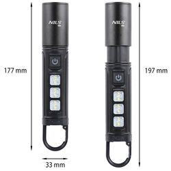 Lanterna LED Nils Camp NC0003 (Black) Thumb