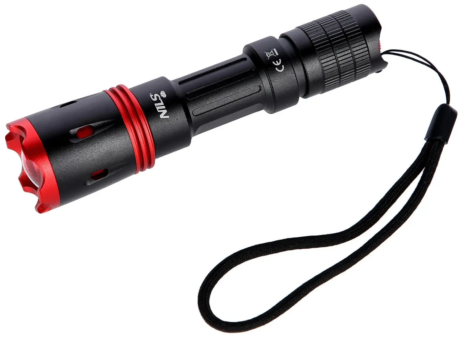 Lanterna LED Nils Camp NC0004 (Black/Red)