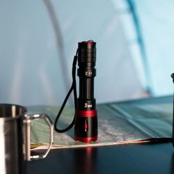 Lanterna LED Nils Camp NC0004 (Black/Red) Thumb