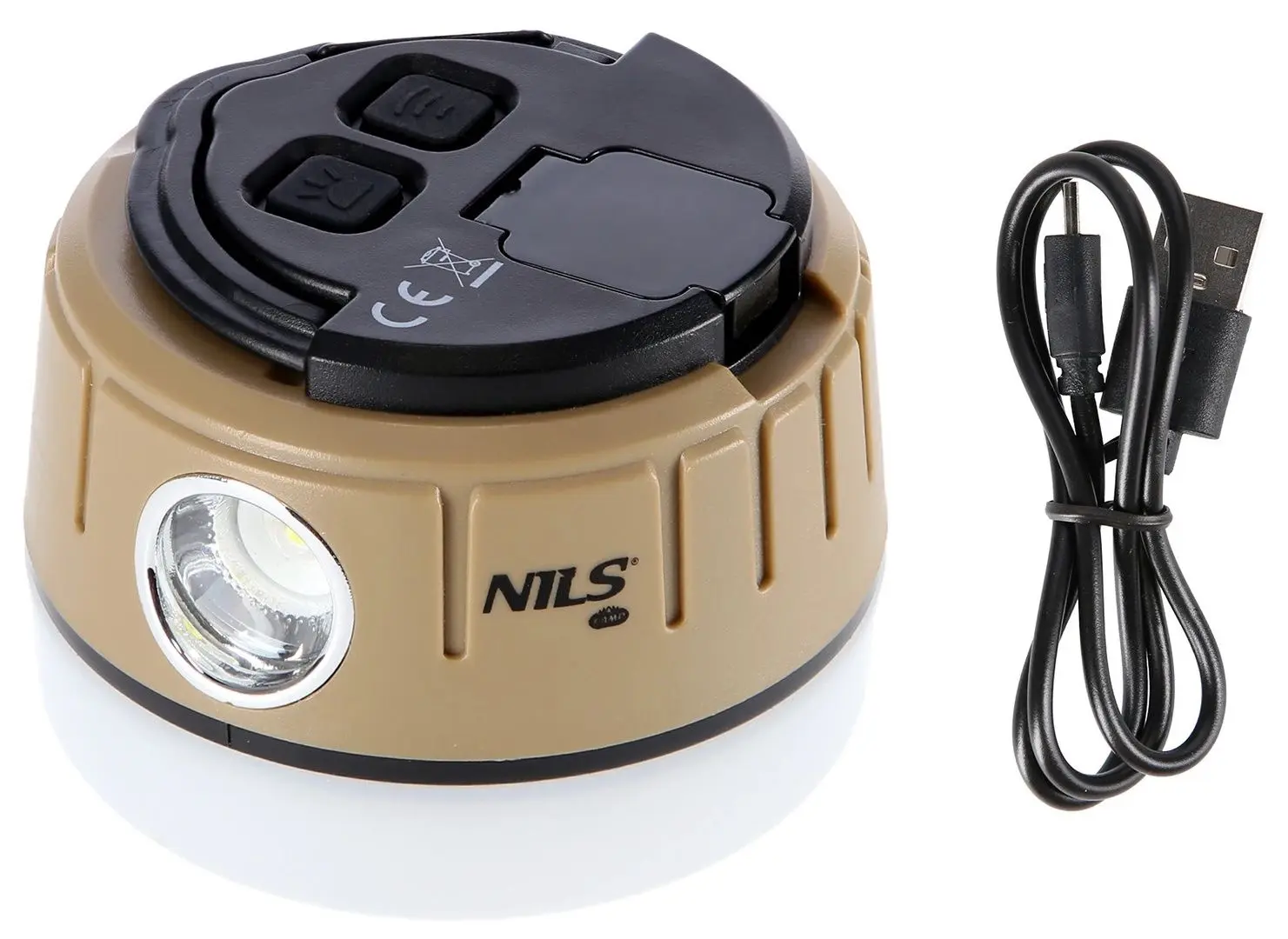 Светодиодный фонарь Nils Camp NC0005 (Black/Brown) - 2