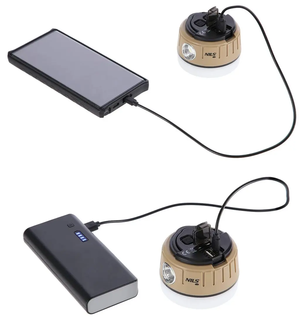 Светодиодный фонарь Nils Camp NC0005 (Black/Brown) - 3