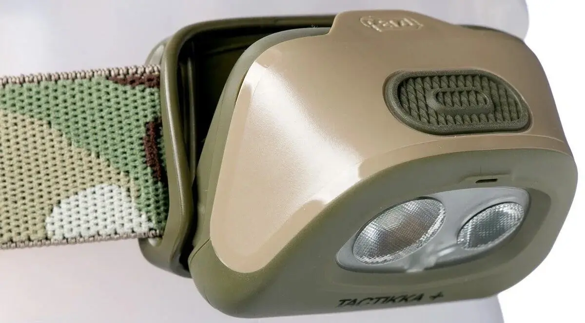 Lanterna frontala Petzl Tactikka+ (Khaki)