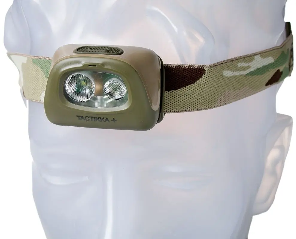 Lanterna frontala Petzl Tactikka+ (Khaki)