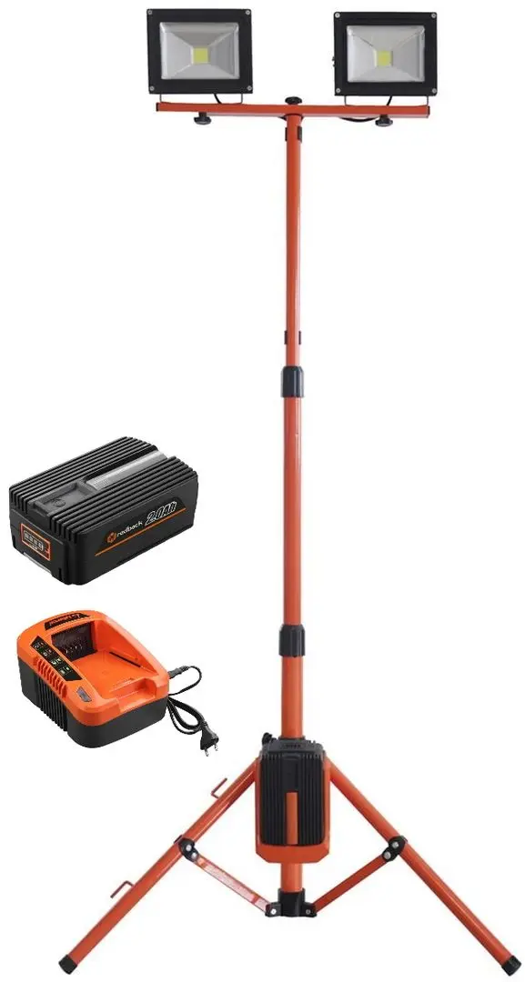 Projector LED cu stativ Redback ED40 + EP20 + EC20 Set