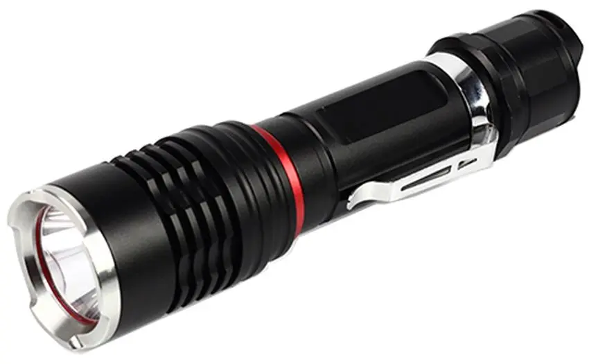 Lanterna LED Spacer SP-LED-LAMP1 (Black/Red)