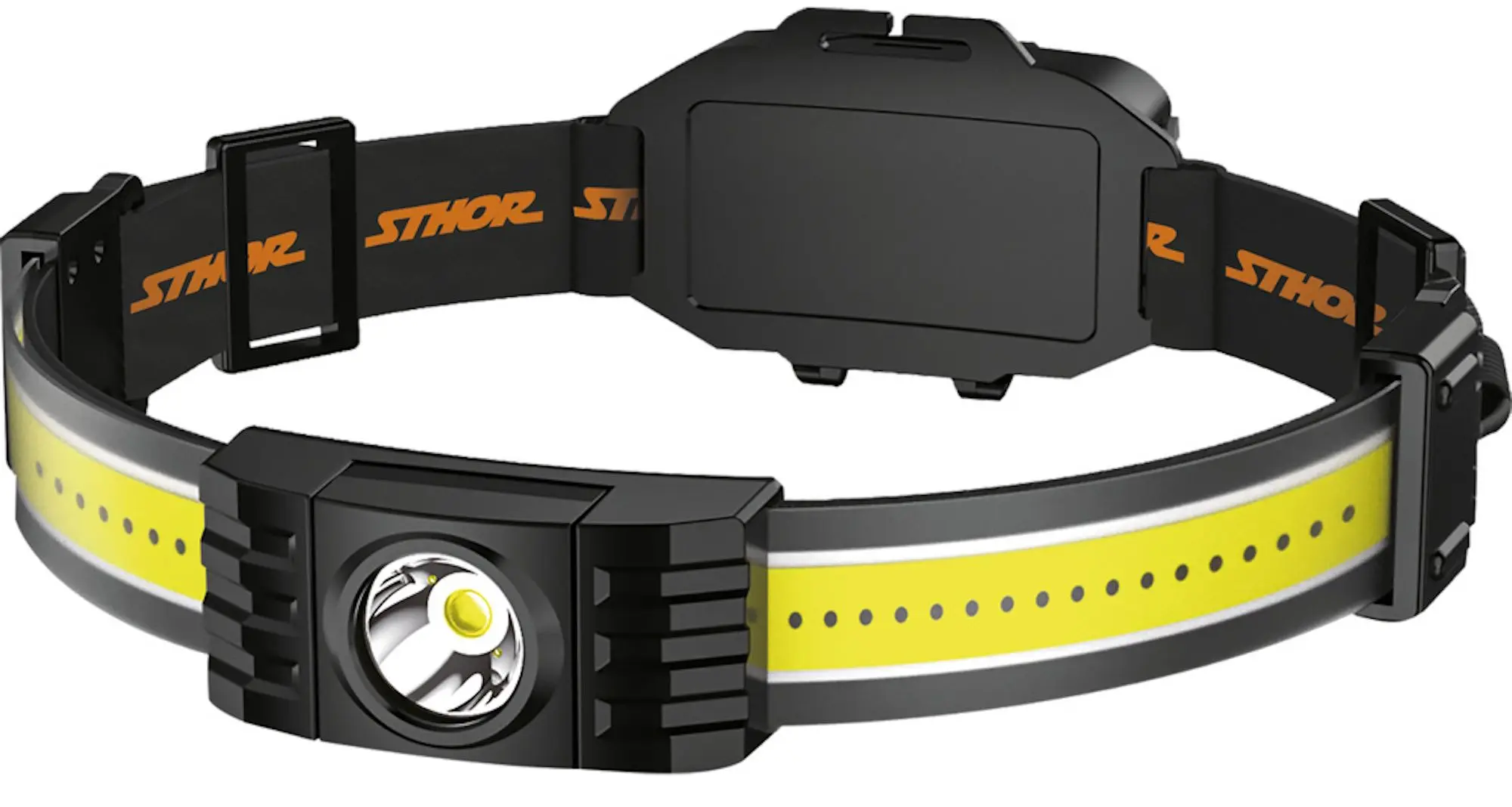 Lanterna frontala Sthor 88681 (Black/Yellow)