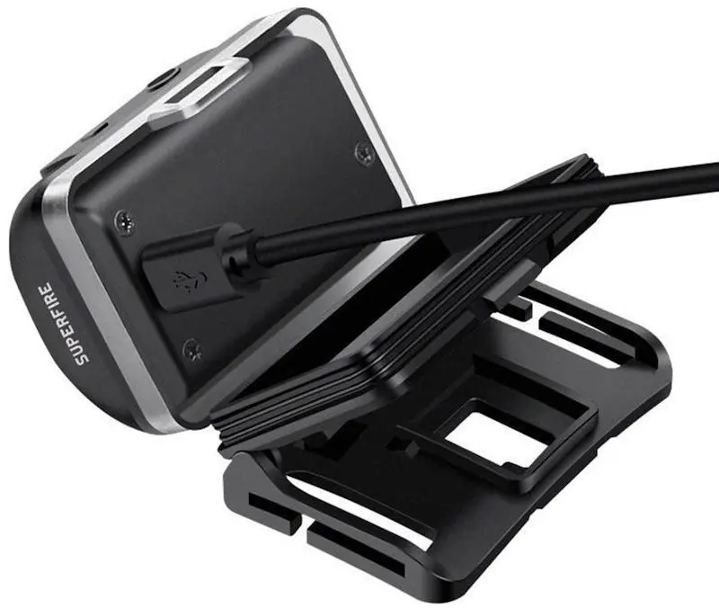 Налобный фонарь Superfire HL07 (Black) - 4