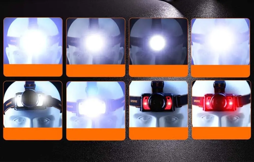 Lanterna frontala Superfire HL25 (Black/Orange) - 2