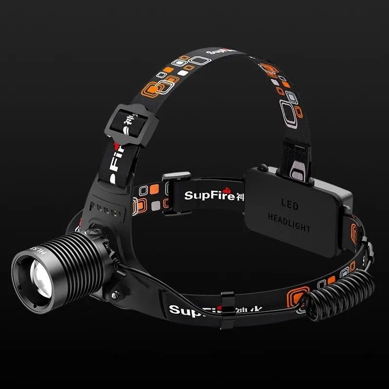 Налобный фонарь Supfire HL53 (Black/Orange)